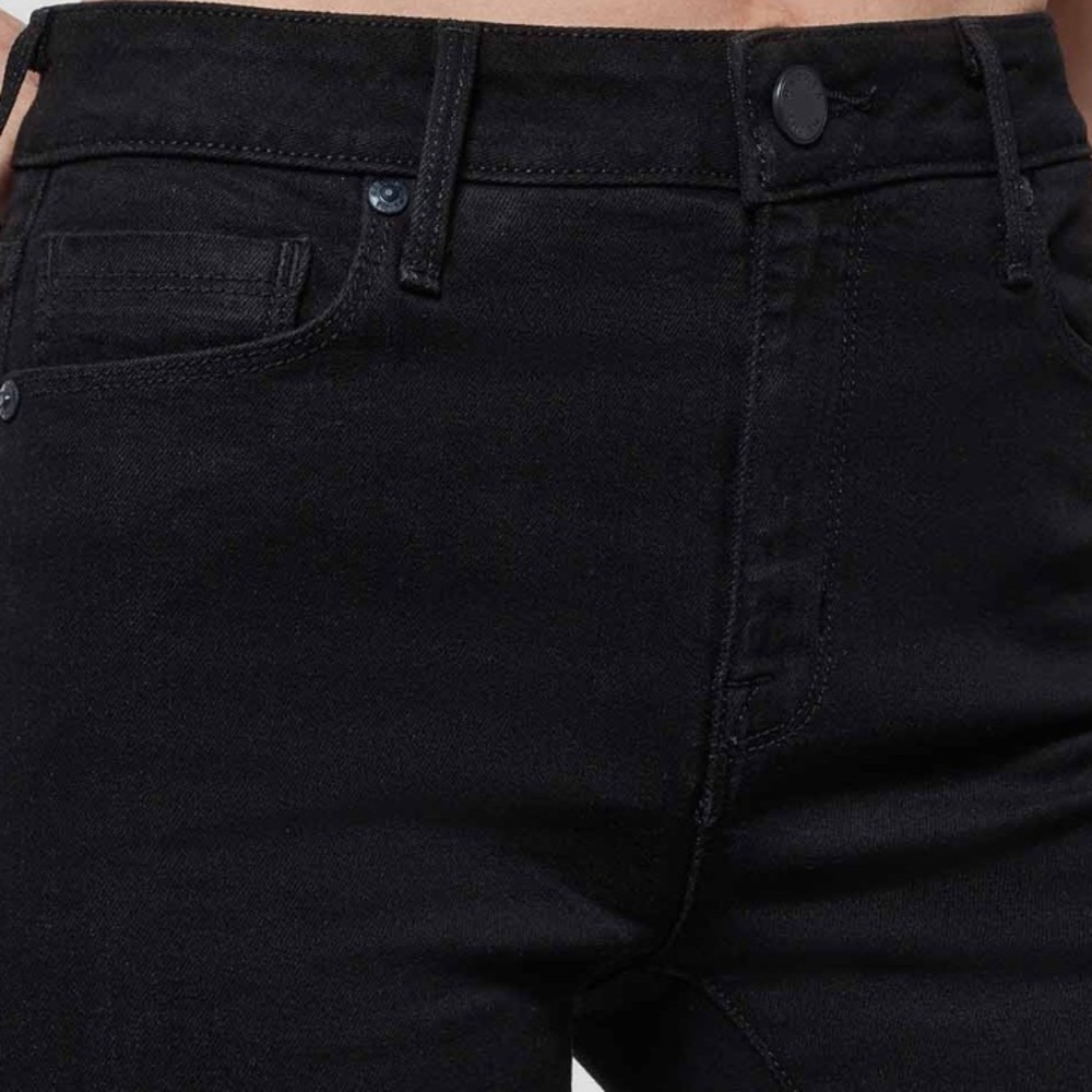 PARKER SMITH  Black Straight Leg Jeans